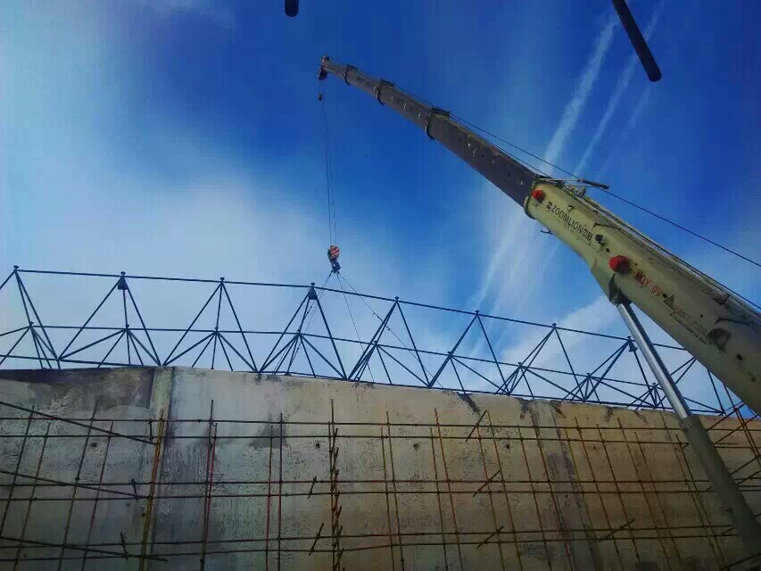 洪湖食堂网架结构工程